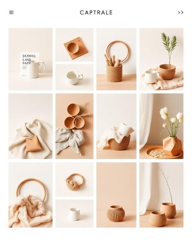 Product gallery grid