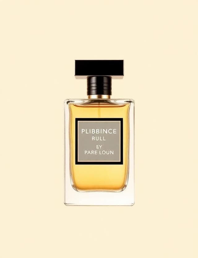 Editorial perfume layout